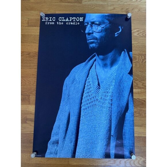 Eric Clapton 1994 From The Cradle Original Promo Poster 24x36 Never Displayed - Picture 1 of 6